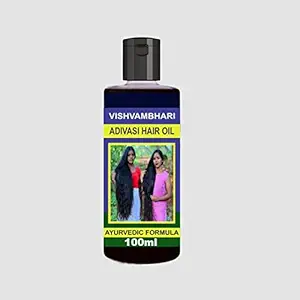 Adivasi Vishvambhari Herbal Hair Oil for Longer & Stronger Hair 100ml