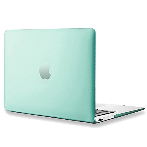 HASESS Matte Harte Schale Clip Snap-on Case für MacBook Air 12 A1534 + Klar LCD-Schirm-Schutz + Abstimmung Europa UK Layout Tastatur Haut für Neu MacBook Air 12" Glossy Display - Minzgrün