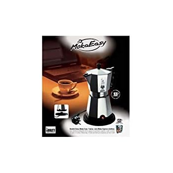 Caffettiera Elettrica A2ZWORLD 3 Tazze 400W - Base Girevole 360°, Mantiene Caldo 30 Minuti, Design Moderno Compatto