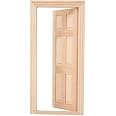 Zerodis Mini-Standuhr Aus Holz – Perfekt Für Puppenhäuser Im Maßstab 1:12