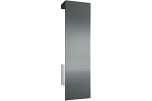 ‎VLADON Vladon Garderobe Carlton Set 5, Made in Germany, Garderobenset bestehend aus 1 Garderobenpaneel mit integrierter Tür und 1 Kleiderstange, Weiß matt/Graphit seidenmatt (52 x 193 x 35 cm)