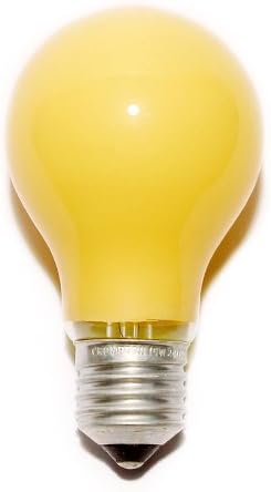 GLS 240V 15W E27 YELLOW