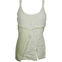 Mogul Interior Women Tank Top Beige Rayon Casual Spaghetti Strap Boho Chic Blouse S/M/L
