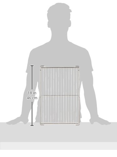 Relaxdays Abtropfgestell, Mit Besteckhalter, Abtropfgitter, Abtropfschale Edelstahl, Robust, HBT: ca. 23,5 x 48 x 32 cm, silber - 4