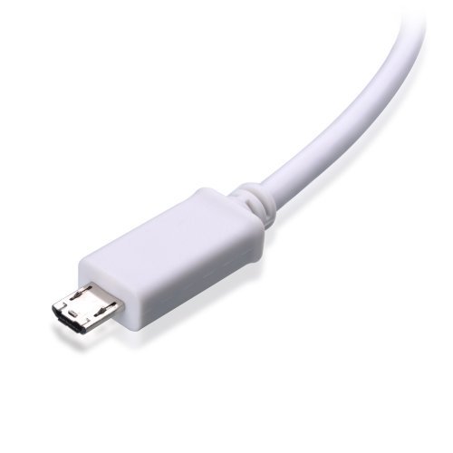 Cable Matters® MHL 2.0 auf HDMI Adapter für Samsung Galaxy S3/S4/S5/Note 2/Note 3/Note 8.0/Note 10.1 mit Micro-USB Ladekabel Weiß - 2
