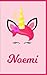 Produktbild Noemi: Personal Notebook | Personal Diary | Unicorn Notebook | Writing Journal | Personalized Notebook | Custom Name Notebook | Unicorn Gift | Unicorn Birthday Notebook