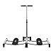 Produktbild BananaB Schenkeltrainer Beintrainer Verstellbarer Lenker Thigh Glider Machine Beintrainer Bauch Beine Po Gesäßtrainer Leg Fitness 110Kg Strecken Bequem Portable (Thigh Glider Machine)