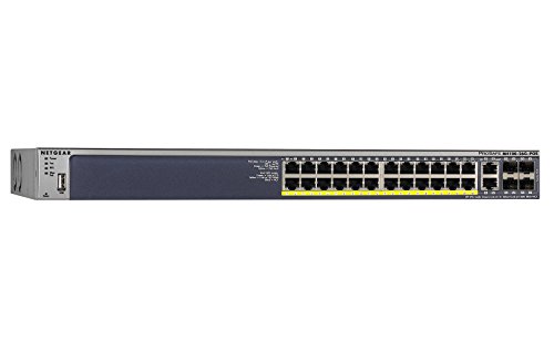 NETGEAR GSM7226LP-100NES ProSAFE Managed Switch Volume Layer 2+ Switch (26-Port, RJ-45, SFP)