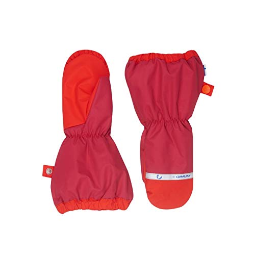 Preisvergleich Produktbild Finkid Pakkanen persian red grenadine Kinder Winter Handschuhe mit Stulpe