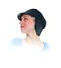 Produktbild Schildmütze mit Haarschutz, Gummizug und Netzteil Navyblau/Schwarz - Industriewäsche geeignet