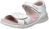Zapatos Biomecanics 192163, Sandalias con Punta Abierta para Niñas, Blanco (Sauvage) C, 27 EU