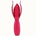Produktbild GOOUU Super Vibrator USB Charge AV Sticks Fluff Sensation Masturbation Fun Adult Sex Supplies Spezifikationen 15.5 * 3.0cm Silikon , Red