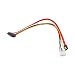 Produktbild HoganeyVan New 4Pin IDE Molex to 2 Serial ATA SATA Y Splitter Hard Drive Power Cable Standard Molex IDE Power Cable