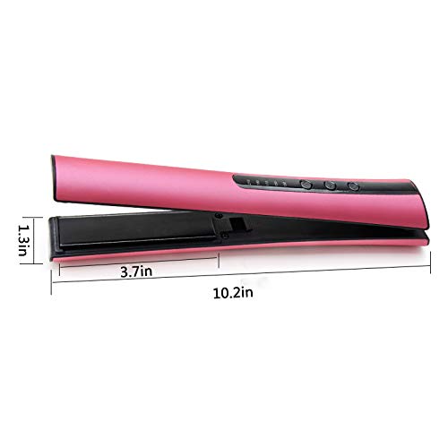 LiKin Hair Straightener Thermostat Straight Hair Detachable Power Cord Electric Splint with Base Perm Mini Hair Curler Easy to Carry