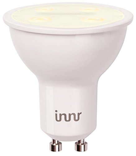 Innr GU10 Duo pack of 2 smart, warm white, dimmable, retrofit LED spots (Hue* & Alexa compatible) RS Innr GU10 Duo pack of 2 smart, warm white, dimmable, retrofit LED spots (Hue* & Alexa compatible) RS