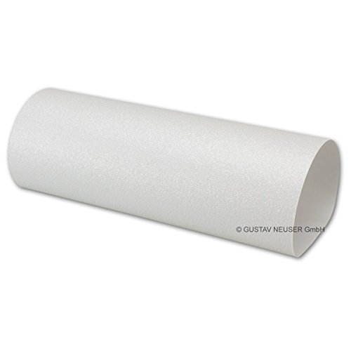 5x Artoz Glitter Papier DIN A4 // weiss // glitzerndes Papier – Bastelpapier – Scrapbooking - 2