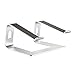 Produktbild B Blesiya Faltbar Stand-Halter Aluminium Tischständer Notebookständer Multi-Winkel Laptop-Ständer für 10-17,3 Zoll Laptops