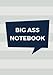 Produktbild Big Ass Notebook: 500 Pages, Extra Large Notebook, Journal, Diary, Ruled, Silver Stripes, Soft Cover (7 x 10) (Extra Large Notebooks)