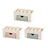 Dimensiones compactas: el práctico accesorio de baño mide 10,5 cm x 10 cm x 22 cm y se asienta sutilmente al lado del fregadero, lo que brinda una solución de almacenamiento limpia e higiénica.
