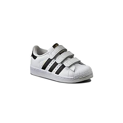 adidas - Basket garçon Superstar CF C B26070 Blanc/Noir - Taille 28 - Couleur Blanc