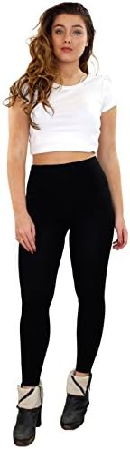 Ladies Thermal Tights Footless Black S-M