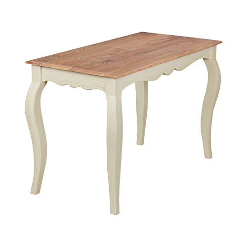 FineBuy Vintage Esszimmertisch massiv 120 x 76 x 60 cm | Moderner