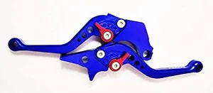WOKIN Clutch and Brake Levers for Yamaha R15 V1, V2, R15S Blue