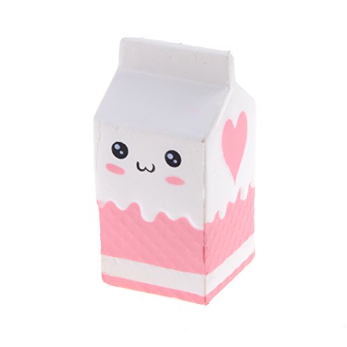 SevenMye Scented Slow Rising Toy Charms Soft Squishy, Stress Relief Super Soft Cute Smiley Milk Bottle,12CM, Pink reviews SevenMye Scented Slow Rising Toy Charms Soft Squishy, Stress Relief Super Soft Cute Smiley Milk Bottle,12CM, Pink