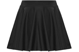 ANZEE DISCOVER THE NEW YOU ANZEE Girls Black Circular Kids Skirt for Ballet Dance Skating TAP Jazz Gymnastics Tutu Ages 3-13 Years