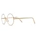Produktbild Y-PLAND Brille Metall flachen Spiegel retro Brillengestell Runde Brillengestell Studenten können mit Brille, Goldrahmen ausgestattet werden