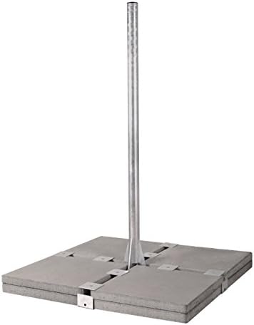 HERKULES Balcony Stand 8 Plates Stand Patio Stand Galvanised 1.2 m heavy duty Fitting
