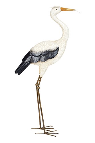 La Hacienda Tall Héron Blanc, 103 cm de Haut