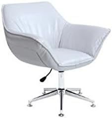 HJHY® Bar stool, Bar Iron High stool Rotate Cafe counter High back Woody Creative Retro Tall Front desk Kitchen Chair European High 41~51cm Hoher Stuhl ( Color : White )