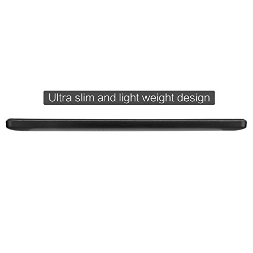 Bestdeal® Hohe Qualität Prämie Ultra Schlank Leicht Smart Cover Tasche Stehe Hülle für Lenovo Yoga Tab 3 YT3-X50F 10.1″ Tablet PC + Displayschutzfolie und Stylus Stift (Schwarz) - 7