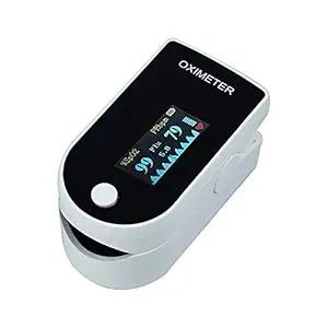 SAFETYNET Pulse Oximeter Fingertip, Blood Oxygen Saturation Monitor Fingertip, Blood Oxygen Meter Finger Oximeter Finger with Pulse, O2 Monitor Finger for Oxygen
