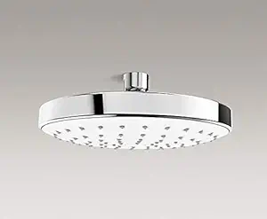 Kohler 72438T-BN Metal 178mm Rain Shower Head With Air Induction Spray, Silver, Brushed Nickel Finish