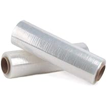 Diamond Packaging 6 Rolls Black Pallet Stretch Wrap 400mm