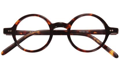 JMD Tommy Shelby anteojos de tortuga enmarcados genuino Peaky Blinders Costume Eye anteojos Spectacles WW1 WW2 Period Clear Lens Birmingham Mafia anteojos