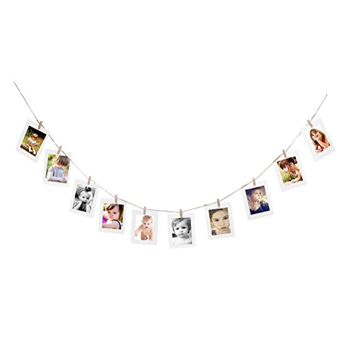 LUOEM Hängenden Foto Clips Kraft Papier Album Clip Hängenden Clip Foto Frame Hochzeit Home Party Deko - 2