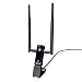 Alfa Long-Range Dual-Band AC1200 Wireless USB 3.0 Wi-Fi Adapter w/2x 5dBi External Antennas - 2.4GHz 300Mbps / 5Ghz 867Mbps - 802.11ac & A, B, G, N RS.5730.00