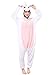 Produktbild Einhorn Pyjamas Jumpsuit Kostüm Tier Schlafanzug Cosplay Karneval Fasching (Einhorn), Pink, Gr. L: für Höhe 168-177