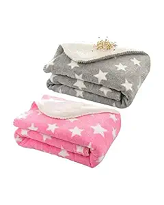 BABYZONE Baby Boys & Baby Girls Winter Wear Printed Blankets