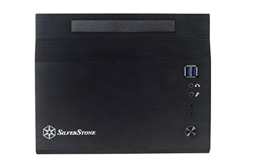 SilverStone SST-SG06BB-Lite – Sugo Mini-ITX kompaktes Cube Gehäuse, schwarz - 4
