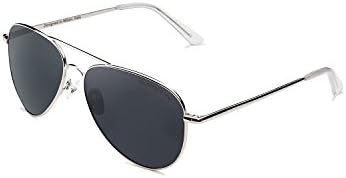Clandestine Aviator Silver Blue Grey - Men &amp; Women Polarised Sunglasses. The perfect gift.