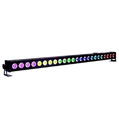 Eyourlife 40" 24x3W Barre à LED Eclairage contre Murs LED RGB 3IN1 Barre Lumière Projecteur LED DMX pour Soirée Disco DJ Club avec EU Prise