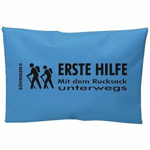 Preisvergleich Produktbild Söhngen Erste-Hilfe-Set mit Dem Rucksack unterwegs Blau