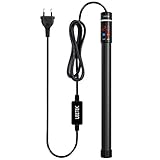 【Sicherheitsschutz】- Die Aquarienheizung würde sich automatisch abschalten, wenn ein Fehler auftritt oder sich überhitzt, um zu vermeiden, dass sich Ihre Haustiere bei hohen Temperaturen aufhalten. Schützen sie ihren aquarienfisch, amphibien und schildkröten.