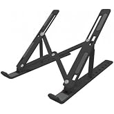 7 Kademeli Ayarlı Katlanabilir Laptop Tablet Standı Siyah