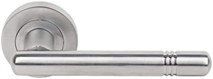 Jedo Kudos Lever on Backplate Traditional Door Handle Pack Satin Chrome