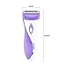 WINLINK Electric Cordless Rechargeable Lady Body Shaver Women's Leg Hair Bikini Line Trimmer Smooth Skin Razor Armpit Hair Remover Groomer--Purple
